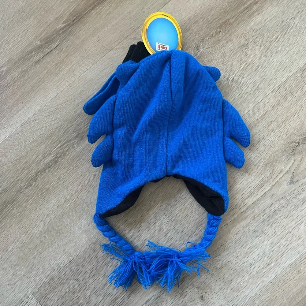 Sonic the Hedgehog Boys Kids Matching Hat and Gloves Set NWT - Picture 2 of 4